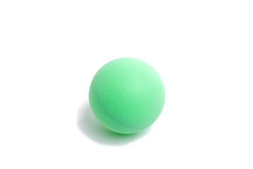 colorful plastic ball isolated on the white
