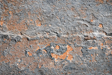 Ragged rusty metal texture is close