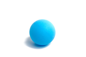 colorful plastic ball isolated on the white