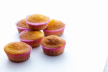 Sweet donuts with icing sugar