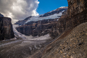 Victoria Glacier near Lake Louise in Banff National Park, Alberta, Canada