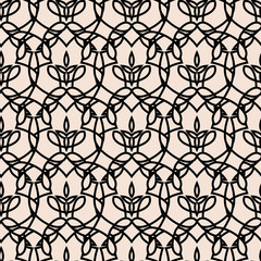 Seamless pattern. Fabric, surface design. Vector illustration