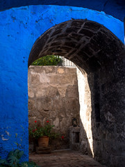 Obraz premium Portal im San Agustin Kloster in Arequipa, Peru