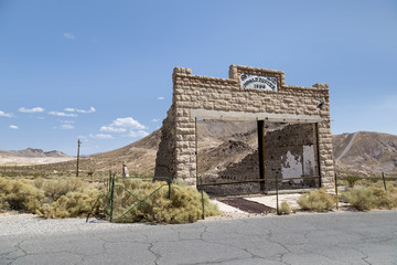 Ghost town, Rhyolite, Death Valley California