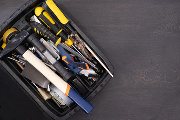 working tools in a box