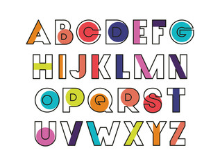 alphabet type font icons vector illustration design © Grgroup