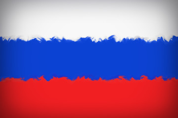 Beautiful Russian flag