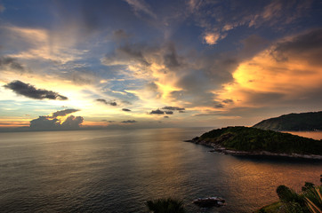 Fototapeta premium Sunset at south Thailand