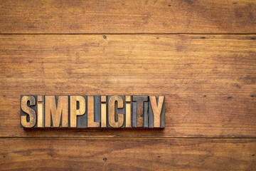 simplicity word abstract