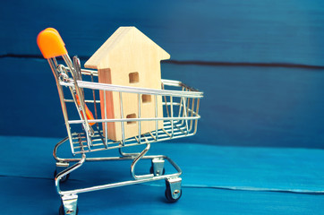 Property investment and house mortgage financial concept. buying, renting and selling apartments....