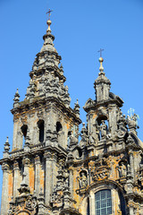 Fototapeta na wymiar Grand Cathedral of Santiago de Compostela, Spain