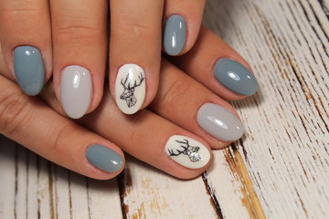 glamorous beautiful manicure