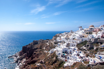 Fototapeta na wymiar Santorini Oia Greece Holiday