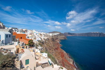 Naklejka na ściany i meble Santorini Oia Greece Holiday