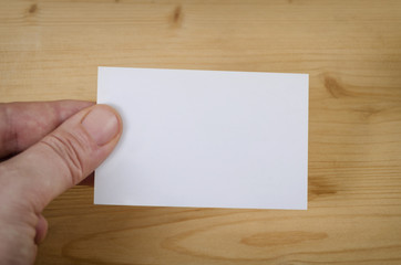 Fototapeta premium Business card mock up