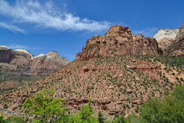 Fototapeta na wymiar Zion National Park Utah