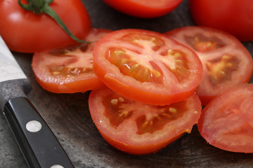 fresh ripe tomatoes