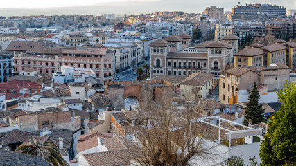 Fototapeta premium Cityscape of Granada, Spain