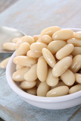 cannellini beans in dish