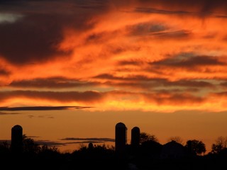 Sunsets, Farms, & Clouds 1