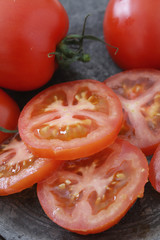 fresh ripe tomatoes
