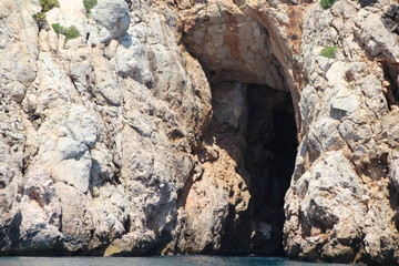 küstenlinie, see, mallorca