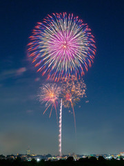 This Tamagawa fireworks display will be held in the riverbed of Tama River which flows between...