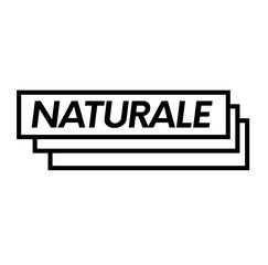 natural stamp on white