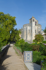 Fototapeta na wymiar Oratorio románico del Convento de Cristo, Tomar. Portugal
