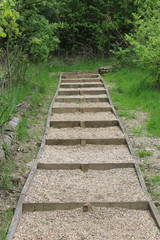 New footpath steps