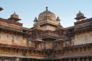Fototapeta na wymiar Orchha Palace Fort, India