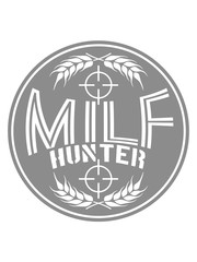 kreis rund wappen milf hunter zielvisier sniper fernrohr schießen treffen feuern suchen mutter frau weiblich sexy kind girl heiß sex ficken poppen jäger date ältere clipart