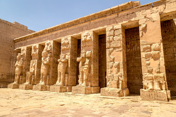 Fototapeta premium Ancient ruins of Karnak temple in Luxor. Egypt