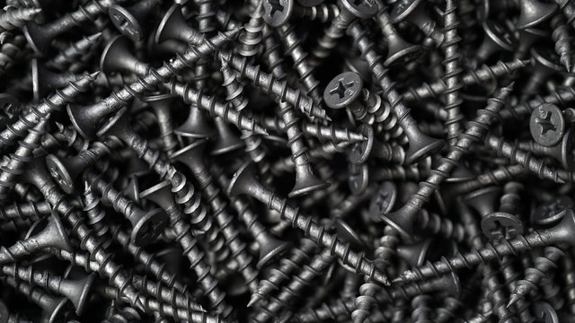 many self tapping screws background