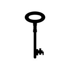 Vintage Key.  illustration,