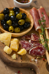 served antipasti