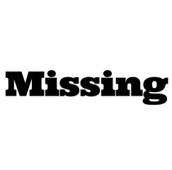 missing stamp on white