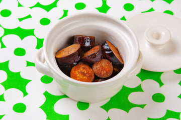 茄子の山椒炒め煮