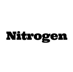 nitrogen stamp on white