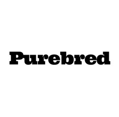 purebred stamp on white