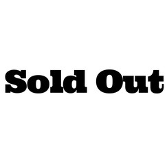 sold out stamp on white
