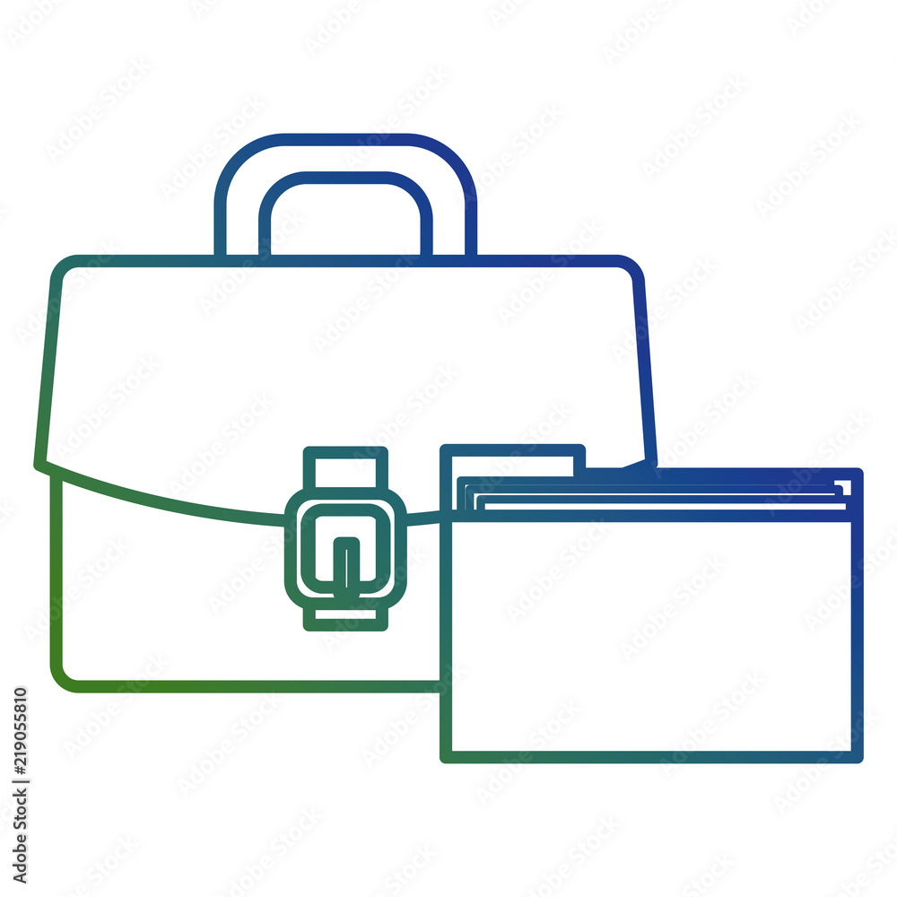 Poster portfolio with file folder
