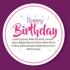 happy birthday card icon