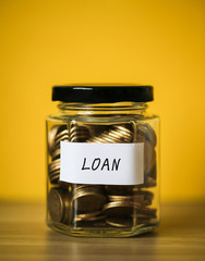 Saving For Loan Concept