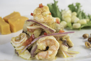 Ceviche, dish symbol of Peruvian gastronomy.