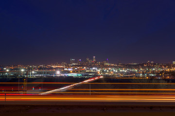 Fototapeta na wymiar Kansas City from Strawberry Hill