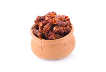 Tamarind isolated on a white background