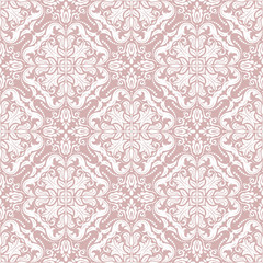 Orient classic white pattern. Seamless abstract background with repeating elements. Orient background