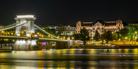 Night view of Budapest, Hungary - 219066865