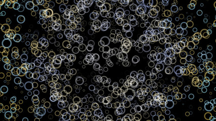 Background of multi-colored circles.